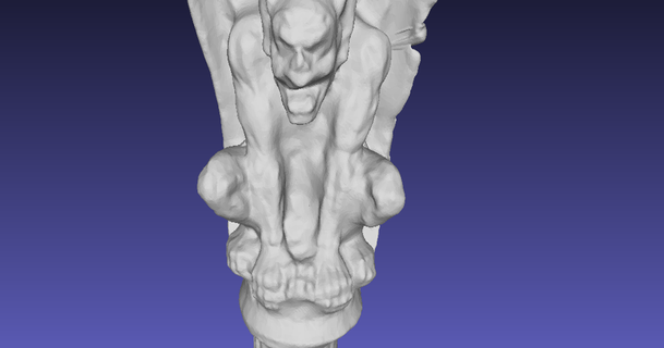 gargoyle peter farell download free stl model printablescom 3d models art & design sculptures crouched dungeonsanddragons pendants statue 3d print model - Mito3D