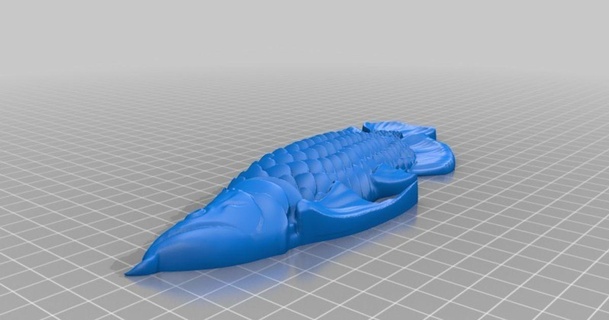 fish peter farell download free stl model printablescom 3d models art & design sculptures aqua fishy ocean sea 3d print model - Mito3D