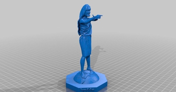 dostum isa Peter veda indir Bedava stl model printablescom 3d modeller Sanat tasarım heykeller dogma Mizah heykel 3d print model - Mito3D