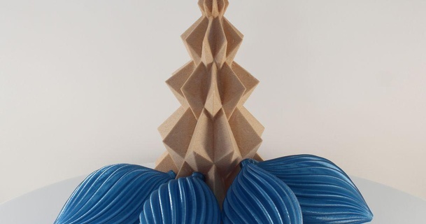 vorticoso albero ornamento Natale arredamento slimprint Scarica gratuito stl modello printablescom 3d Modelli stagione disegni inverno anni palla decorazioni natalizie regalo 3d print model - Mito3D
