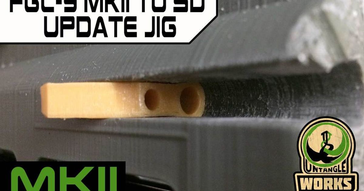 fgc9 mkii sd magnet update jig - mkiisd untangleworks download free stl model printablescom 3d models sports & outdoor fgc fgc9mk2 fgc9mkii 3D print model - Mito3D