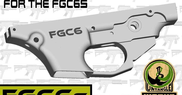 fgc6 styled fgc6s untangleworks download free stl model printablescom 3d models sports & outdoor airsoft airsoftparts fgc 3d print model - Mito3D