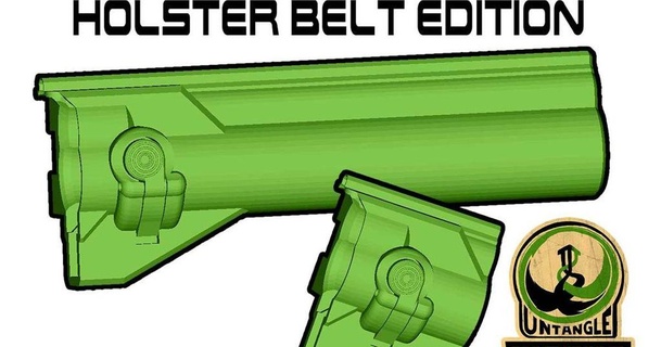 rohm twinmaster holster belt edition untangleworks download free stl model printablescom 3d models sports & outdoor pistolholster 3d print model - Mito3D