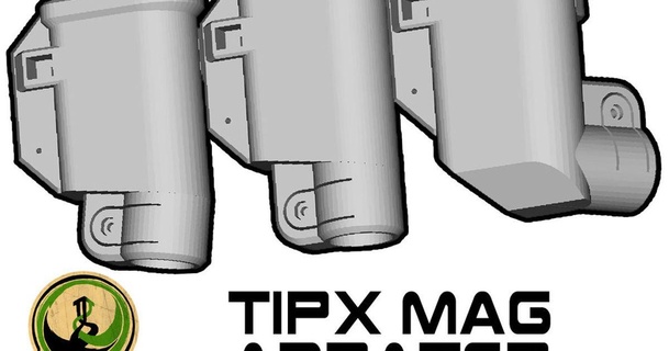 tippmann tipx mag adapter maverick trracer pump paintball untangleworks download free stl model printablescom 3d models sports & outdoor magfed magfedpaintball pmitrracer 3d print model - Mito3D