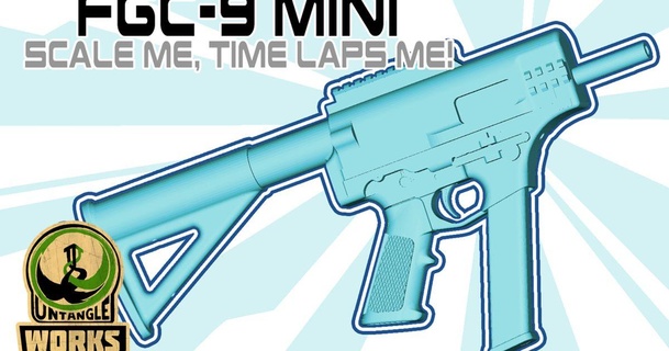 fgc9 mini 1 6 escala desenredar descargar gratis stl modelo imprimiblescom 3d modelos Deportes aire libre 1to6scale fgc pistola 3d print model - Mito3D