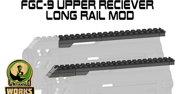 fgc9 upper receiver long rail upgrade untangleworks download free stl model printablescom 3d models sports & outdoor fgc 3d print model - Mito3D