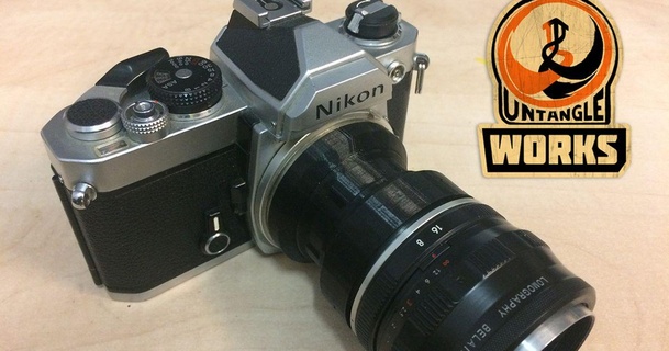 lomo belair lente Nikon montar adaptador desenredar descargar gratis stl modelo imprimiblescom 3d modelos artilugio foto vídeo dslr 3d print model - Mito3D