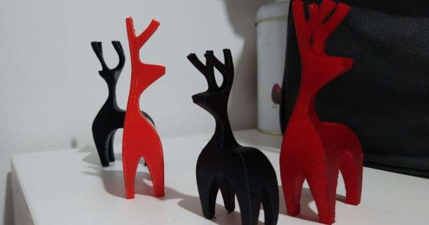 reindeer marco download free stl model printablescom 3d models art & design sculptures 3d print model - Mito3D