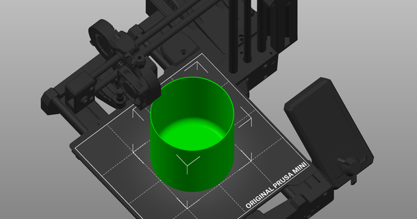 drippy bucket blank insert architectjim download free stl model printablescom 3d models hobby & makers organizers 3d print model - Mito3D