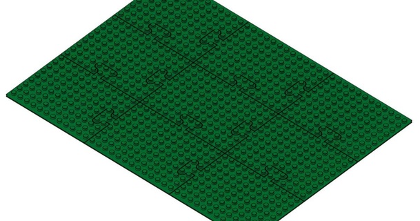 duplo groundplate puzzle impresora descargar gratis stl modelo imprimiblescom 3d modelos juguetes juegos edificio duplocompatible Lego legoduplo ladrillo doble 3d print model - Mito3D