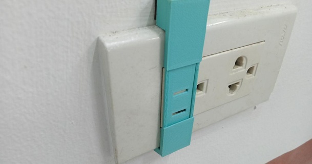 self-closing child-safe electric outlet cover ryan omoso download free stl model printablescom 3d models art & design wall-mounted 3d print model - Mito3D
