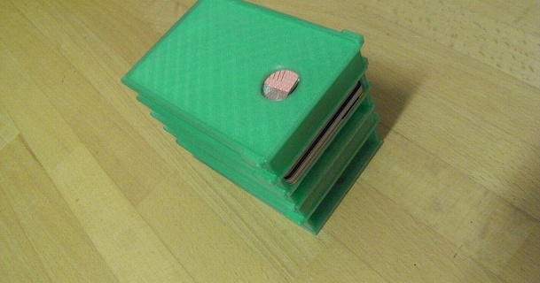 empilhável caixas dinheiro crédito cartas imaginável buggy baixar livre stl modelo printablescom 3d modelos casa escritório caixa cartão moneyclip 3d print model - Mito3D