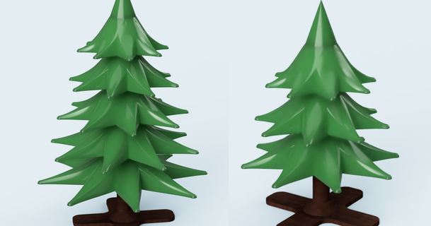 christmas tree - modular dominik download free stl model printablescom 3d models seasonal designs winter & year's christmasdecoration christmastree 3d print model - Mito3D