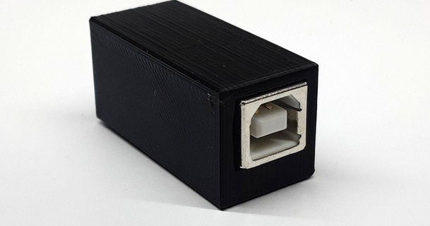 USB extensor convierte type b cable conector joerg descargar gratis stl modelo imprimiblescom 3d modelos artilugio ordenadores adaptador cambio color 3d print model - Mito3D