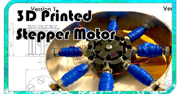 3d impresso stepper motor discordo baixar livre stl modelo printablescom modelos passatempo fabricantes eletrônicos arduino Schrittmotor servo 3d print model - Mito3D