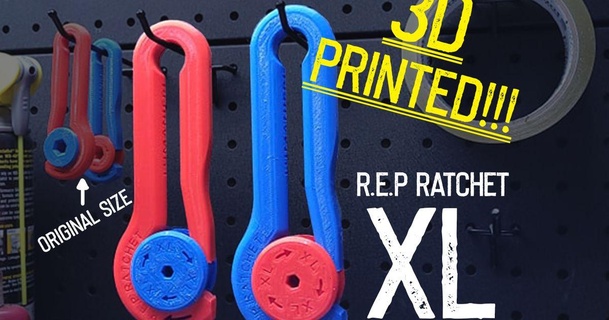 extra grande rappresentante cricchetto lumieri Scarica gratuito stl modello printablescom 3d Modelli passatempo creatori utensili 3dprinter 3dprinting attrezzo 3d print model - Mito3D