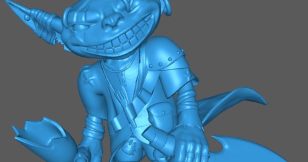 booger goblin rogue np-dev download free stl model printablescom 3d models toys & games rpg figures assassin dnd dragons dungeons 3d print model - Mito3D