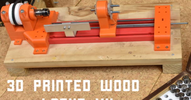 wood lathe version 4 chris borge download free stl model printablescom 3d models hobby & makers tools diytools handle handtools minilathe 3d print model - Mito3D