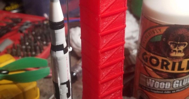 apollo launch pad micro maxx rockets + saturn mars lander jamie claye download free stl model printablescom 3d models hobby & makers ideas adapter rocket rocketry 3d print model - Mito3D