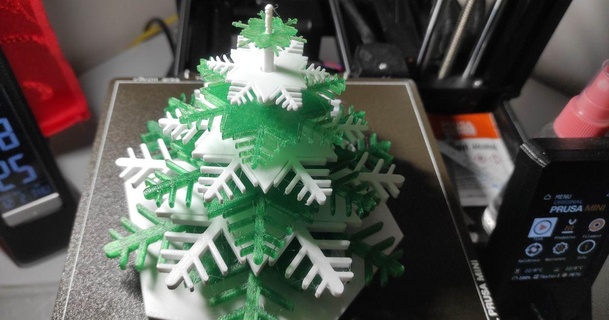 winter tree tomash download free stl model printablescom 3d models seasonal designs & christmas year's 3d print model - Mito3D