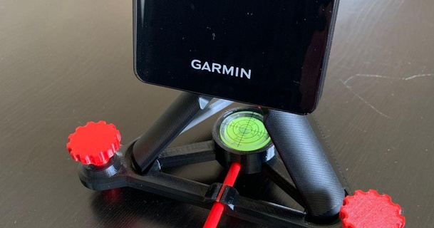 garmin approach r10 golf launch monitor stand - shot alignment leveling aid mcfada download free stl model printablescom 3d models sports & outdoor golfing 3d print model - Mito3D