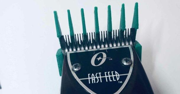 oster fast feed clipper combs alwaystinkering download free stl model printablescom 3d models household house equipment comb hair hairclipper 3d print model - Mito3D