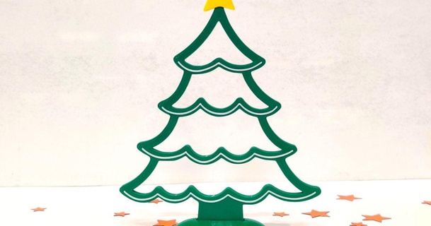 Natale albero filippina Scarica gratuito stl modello printablescom 3d Modelli stagione disegni inverno anni decorazioni natalizie decorazione 3d print model - Mito3D