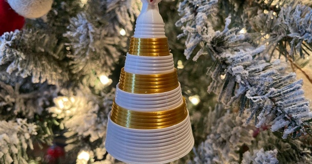plegable árbol ornamento cmdesign descargar gratis stl modelo imprimiblescom 3d modelos casa decoración Navidad Decoraciones navidad Decoración navideña adornos navideños 3d print model - Mito3D