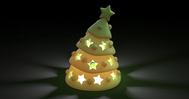 x-mas tree tea light kaitain download free stl model printablescom 3d models seasonal designs winter & christmas year's 3d print model - Mito3D