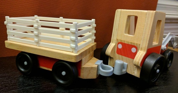 toronjil doug tractor remolque enganche enchufe gojimi descargar gratis stl modelo imprimiblescom 3d modelos juguetes juegos aire libre 3d print model - Mito3D