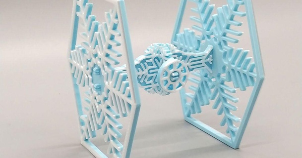 copo nieve Corbata combatiente equipo tarjeta ornamento arreglar descargar gratis stl modelo imprimiblescom 3d modelos estacional diseños invierno Navidad años adornos navideños regalo 3d print model - Mito3D