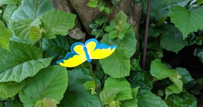 papillon agité coloré blobs jardin pot fleur wilko Télécharger libre stl modèle imprimablescom 3d modèles Ménage Extérieur autodeskfusion360 décoration DIY fusion360 3d print model - Mito3D