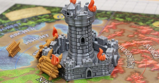 castle panic replacement pieces radbench download free stl model printablescom 3d models toys & games outdoor boardgames tabletop 3d print model - Mito3D