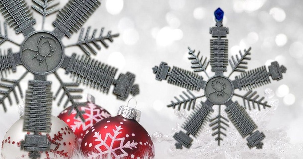Sanjay mortimer e3d kurucu hatıra kar pul v6 baskı huysuz indir Bedava stl model printablescom 3d modeller mevsimlik tasarımlar kış Noel yılın 3d print model - Mito3D