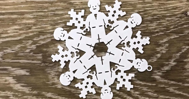 snowflake lego oxa Scarica gratuito stl modello printablescom 3d Modelli stagione disegni inverno Natale anni felice anno Lego fiocco neve magico capodanno 3d print model - Mito3D