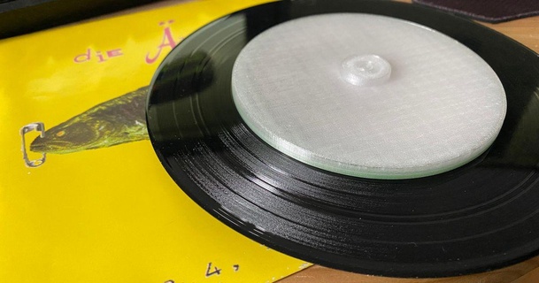 vinyl record label protector florian download free stl model printablescom 3d models gadgets audio washing 3d print model - Mito3D