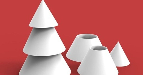 albero parti creaserra Scarica gratuito stl modello printablescom 3d Modelli stagione disegni inverno Natale anni decorazioni natalizie 3d print model - Mito3D