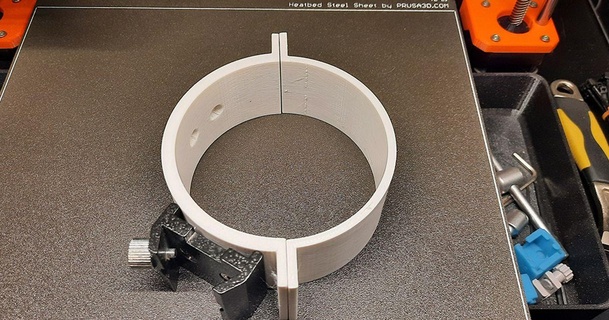 tubo anel lacerta 72 telescópio astrovestido baixar livre stl modelo printablescom 3d modelos Aprendendo física astronomia Finderscope sapato 3d print model - Mito3D