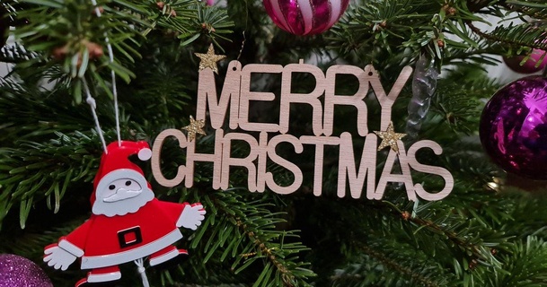 divertido Papa Noel ornamento ayuda descargar gratis stl modelo imprimiblescom 3d modelos casa decoración Navidad dekoration 3d print model - Mito3D