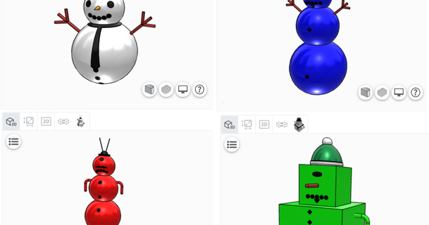 pupazzo neve configuratore dape Scarica gratuito stl modello printablescom 3d Modelli giocattoli Giochi 3d print model - Mito3D