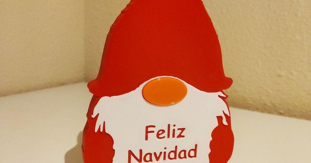 joyeux Noël gnome chrendeurs Télécharger libre stl modèle imprimablescom 3d modèles saisonnier dessins hiver années Navidad père 3d print model - Mito3D