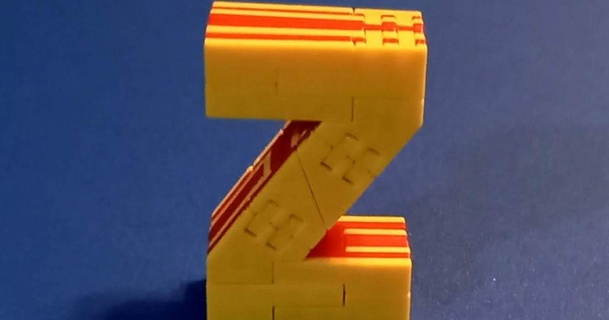 etichetta v3 gambo Scarica gratuito stl modello printablescom 3d Modelli giocattoli Giochi puzzle brain teasers alfabeto carattere lettera 3d print model - Mito3D