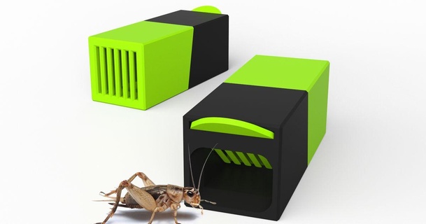 cricket trap terarists repeteeme download free stl model printablescom 3d models household pets insect terrarium vivarium 3d print model - Mito3D