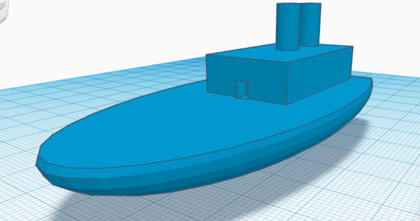 simple boat floats dart dust download free stl model printablescom 3d models toys & games toy water 3d print model - Mito3D