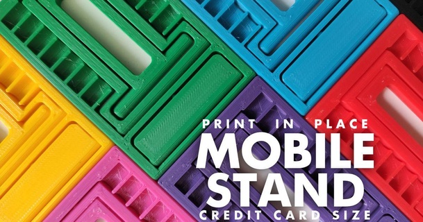 print place mobile stand credit card size occupied brain download free stl model printablescom 3d models gadgets portable devices compact creditcard handy pocket 3d print model - Mito3D