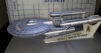 stella trekking uss impresa ncc 1701 dsk001 Scarica gratuito stl modello printablescom 3d Modelli giocattoli Giochi veicoli shaceship nave stellare spock star Trek 3d print model - Mito3D