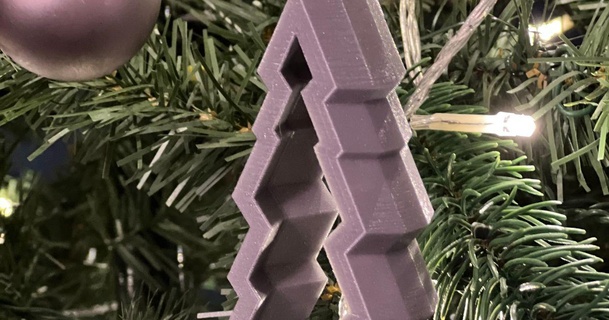 moderno natale albero 2021 decorazione ir blinx Scarica gratuito stl modello printablescom 3d Modelli stagione disegni inverno Natale anni 3d print model - Mito3D