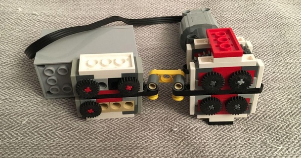 Lego monotrilho engrenagem faça motor tijolo baixar livre stl modelo printablescom 3d modelos passatempo fabricantes rc robótica 3d print model - Mito3D