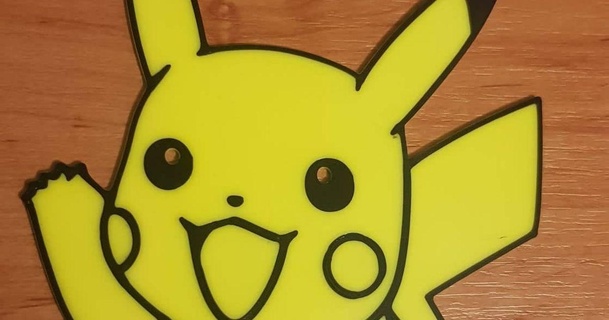pok lun Pikachu podt dai 39 occhiata sottobicchiere llangoss Scarica gratuito stl modello printablescom 3d Modelli giocattoli Giochi azione figure statue sottobicchieri Pokemon 3d print model - Mito3D