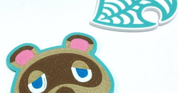 animal crossing - tom nook multi-colour charm keith chong download free stl model printablescom 3d models toys & games outdoor animalcrossing 3d print model - Mito3D